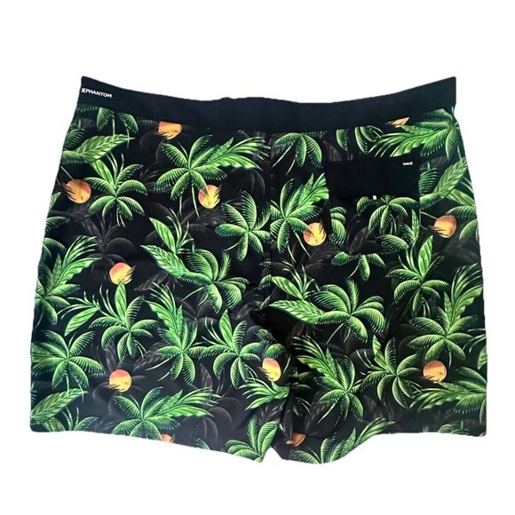 Hurley Sz 46 Phantom Classic Board Shorts Swim Trunks Black Floral - Picture 8 of 8